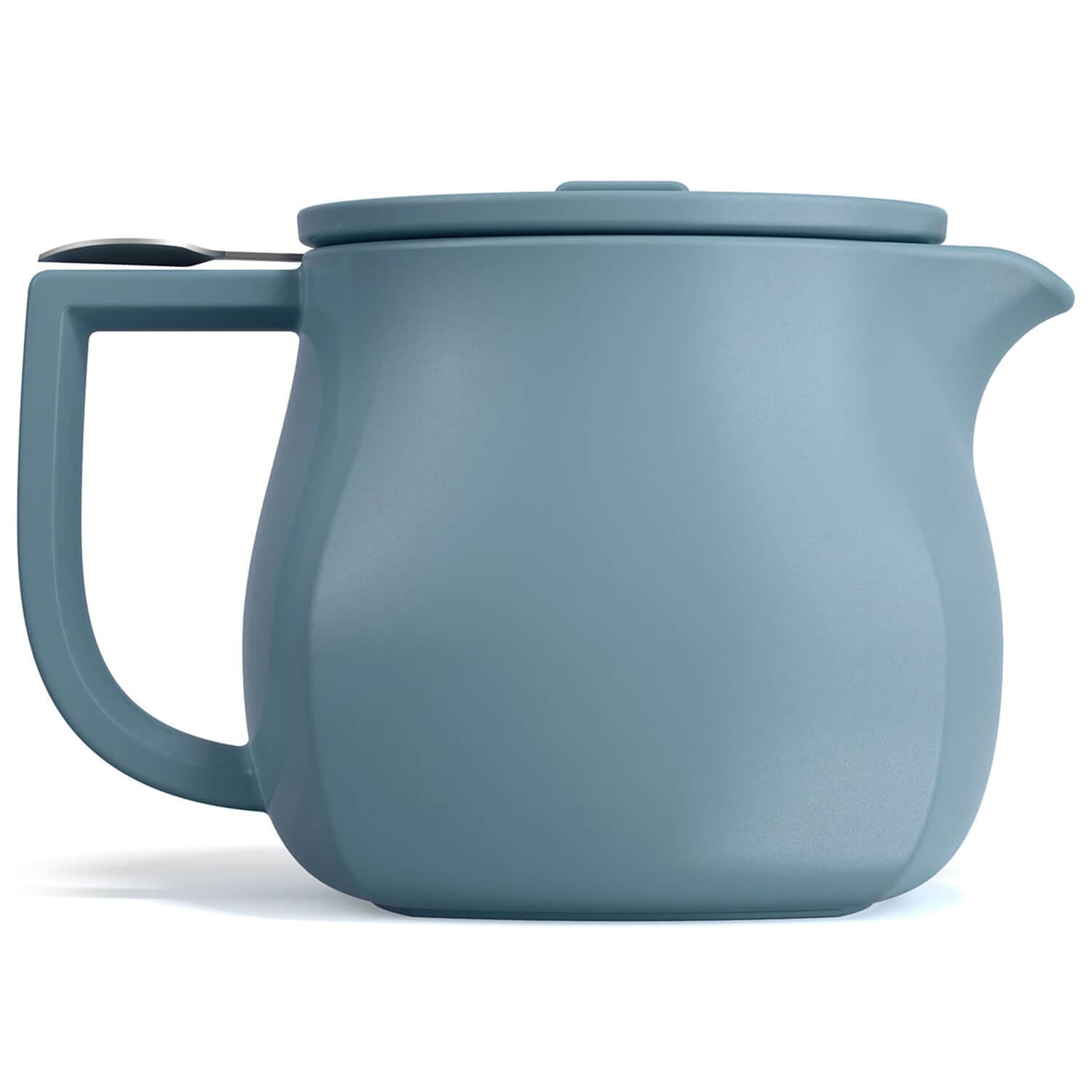 Tea Forte Terra Stoneware Teapot with Infuser and Lid, Frank Lloyd Wright, 20 oz. Sienna Stoneware Pot for Steeping Loose Leaf Tea, Dishwasher & Microwave Safe