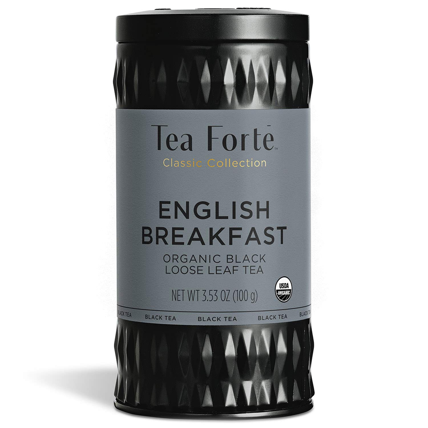 Tea Forte Bombay Chai Premium Organic Loose Leaf Caffeinated Black Tea Blend Canister, Makes 35-50 Cups